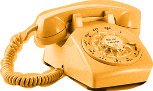 orange landline phone
